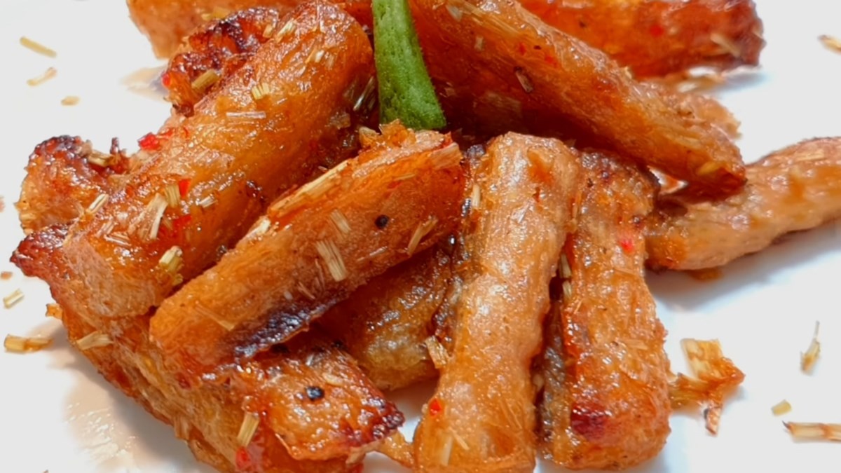 Cách làm sườn non chay rim sả ớt thơm giòn ngon ngất ngây